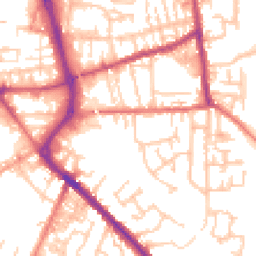 Daytime road noise heatmap for PR6 0HD