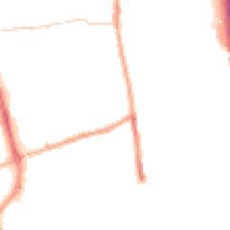 Night-time road noise heatmap for PR6 0SH