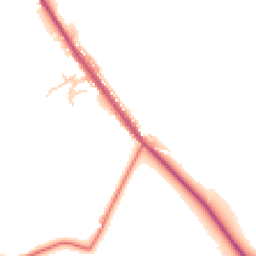 Daytime road noise heatmap for PR6 8DR