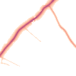 Daytime road noise heatmap for PR6 8ED
