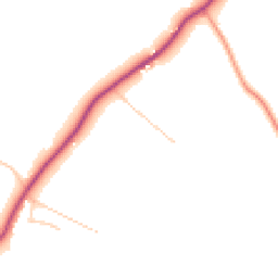 Daytime road noise heatmap for PR6 8EH