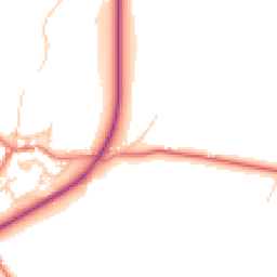 Daytime road noise heatmap for PR6 8HD