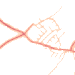 Daytime road noise heatmap for PR6 8PY