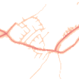 Daytime road noise heatmap for PR6 8QE