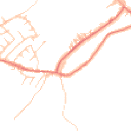Daytime road noise heatmap for PR6 8RB