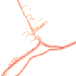 Daytime road noise heatmap for PR6 8RX