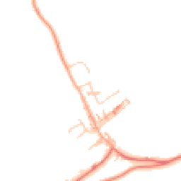 Daytime road noise heatmap for PR6 8SQ