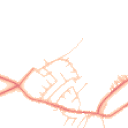Daytime road noise heatmap for PR6 8SU