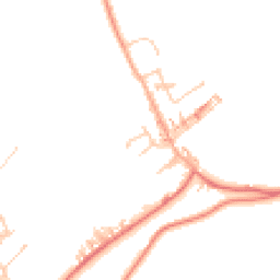Daytime road noise heatmap for PR6 8UE