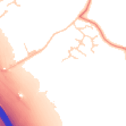 Daytime road noise heatmap for PR6 9AJ