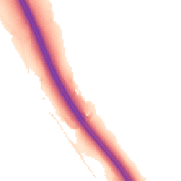 Night-time road noise heatmap for PR6 9EH