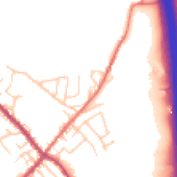 Daytime road noise heatmap for PR6 9PF