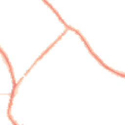 Night-time road noise heatmap for PR6 9PT