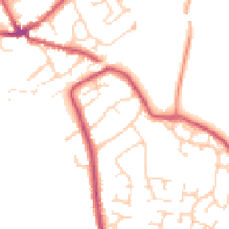 Daytime road noise heatmap for RG10 0AR