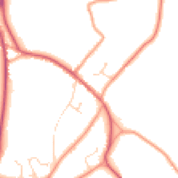 Daytime road noise heatmap for RG10 0DB