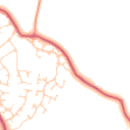 Daytime road noise heatmap for RG10 0LL