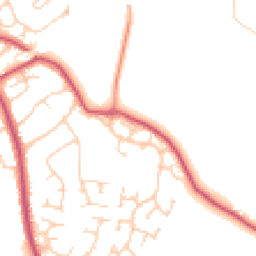 Daytime road noise heatmap for RG10 0LN