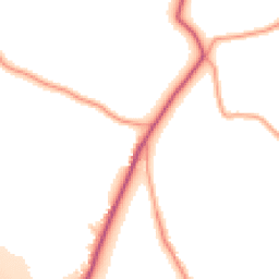 Daytime road noise heatmap for RG10 0TP