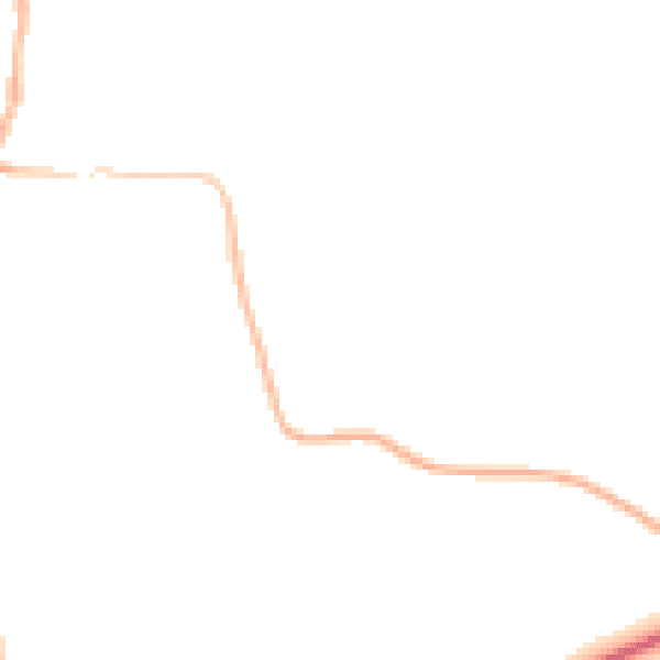 Night-time road noise heatmap for RG10 8AQ