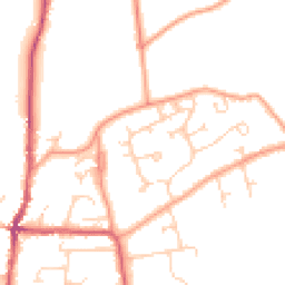 Daytime road noise heatmap for RG10 8AS