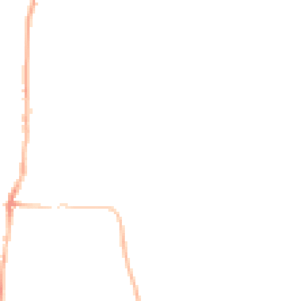 Night-time road noise heatmap for RG10 8AX
