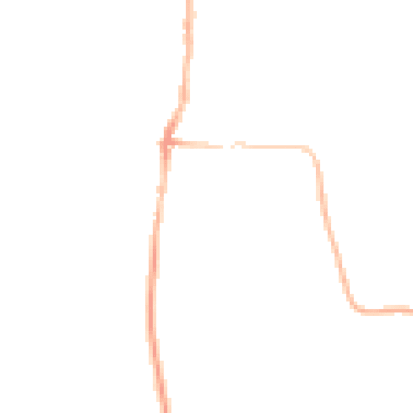 Night-time road noise heatmap for RG10 8DR