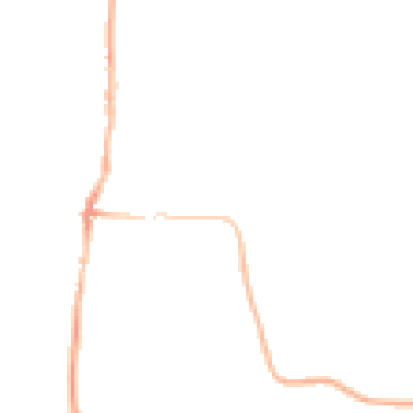 Night-time road noise heatmap for RG10 8LN