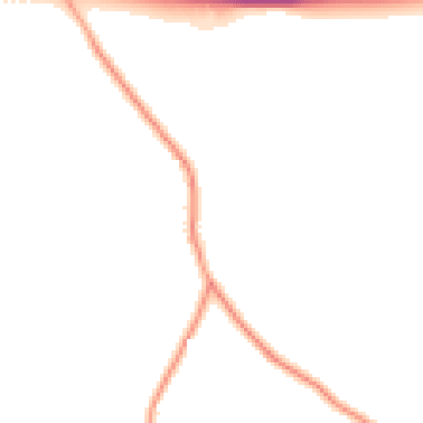 Daytime road noise heatmap for RG10 8NR