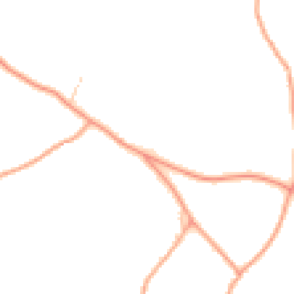 Daytime road noise heatmap for RG10 8NT