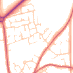 Daytime road noise heatmap for RG10 9AH