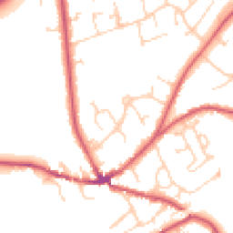 Daytime road noise heatmap for RG10 9HT