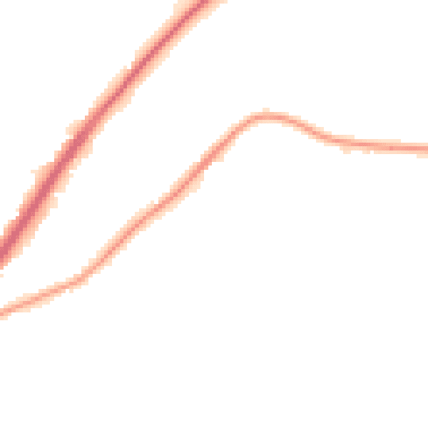 Night-time road noise heatmap for RG10 9QD