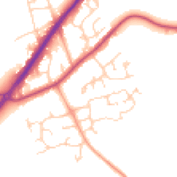 Daytime road noise heatmap for RG10 9QG