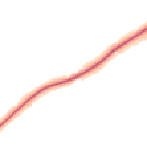 Night-time road noise heatmap for RG10 9SE