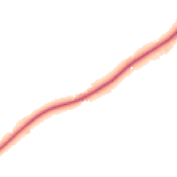 Night-time road noise heatmap for RG10 9SG