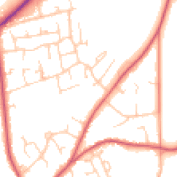 Daytime road noise heatmap for RG10 9UF