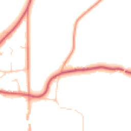 Daytime road noise heatmap for RG10 9XJ