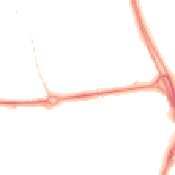 Night-time road noise heatmap for RG14 1LS