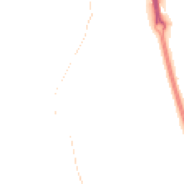 Night-time road noise heatmap for RG14 2DZ