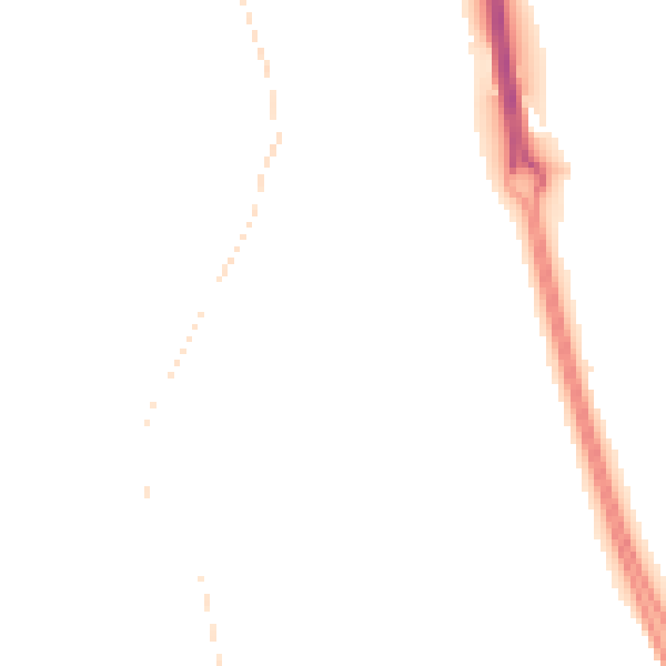 Night-time road noise heatmap for RG14 2EP