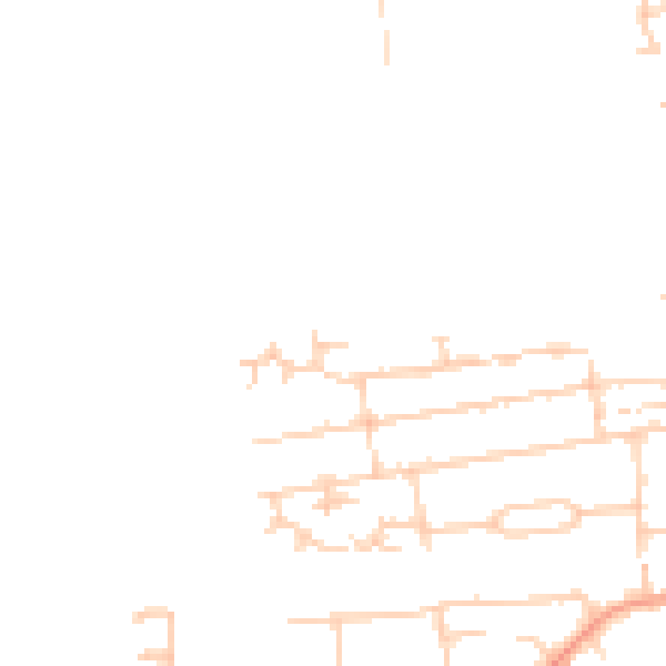 Daytime road noise heatmap for RG14 5JQ