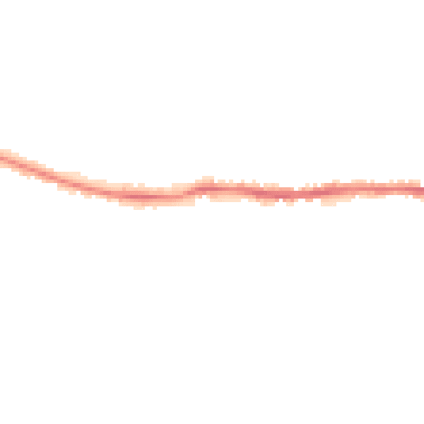 Night-time road noise heatmap for RG19 3JD