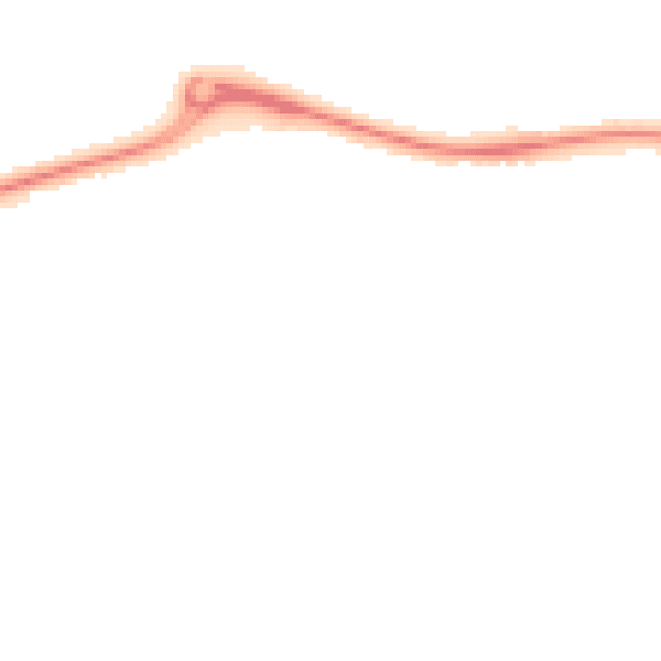 Night-time road noise heatmap for RG19 3SU