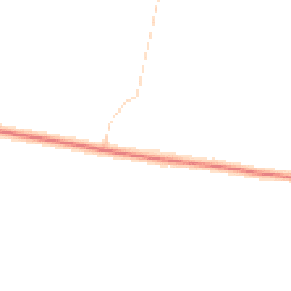 Daytime road noise heatmap for RG19 8DT