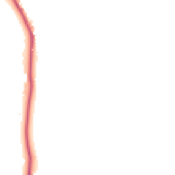 Night-time road noise heatmap for RG19 8LH
