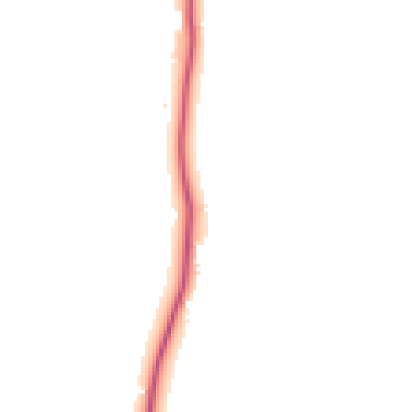 Night-time road noise heatmap for RG19 8LQ