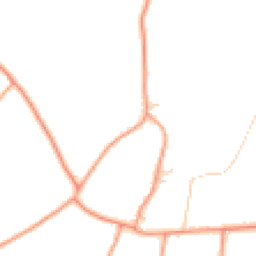 Daytime road noise heatmap for RG20 0PJ