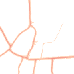 Daytime road noise heatmap for RG20 0PQ