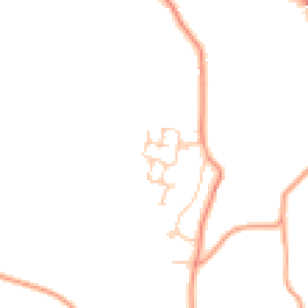 Daytime road noise heatmap for RG20 4AF