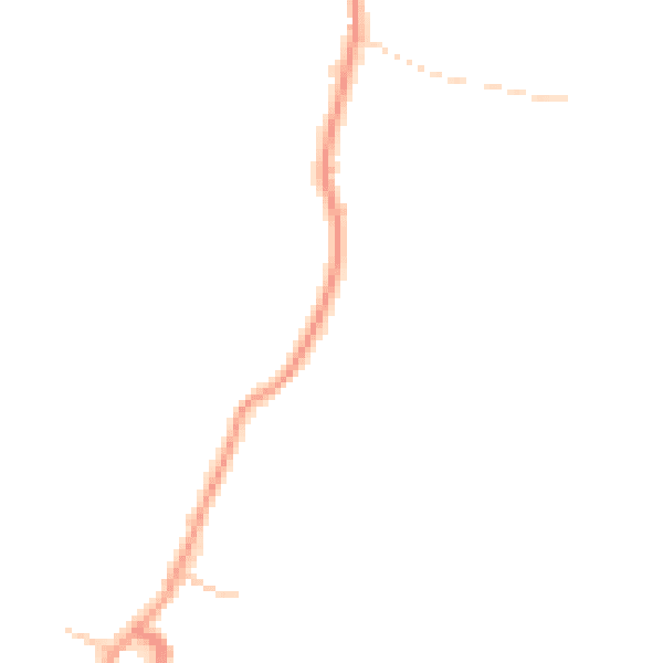 Daytime road noise heatmap for RG20 4UA